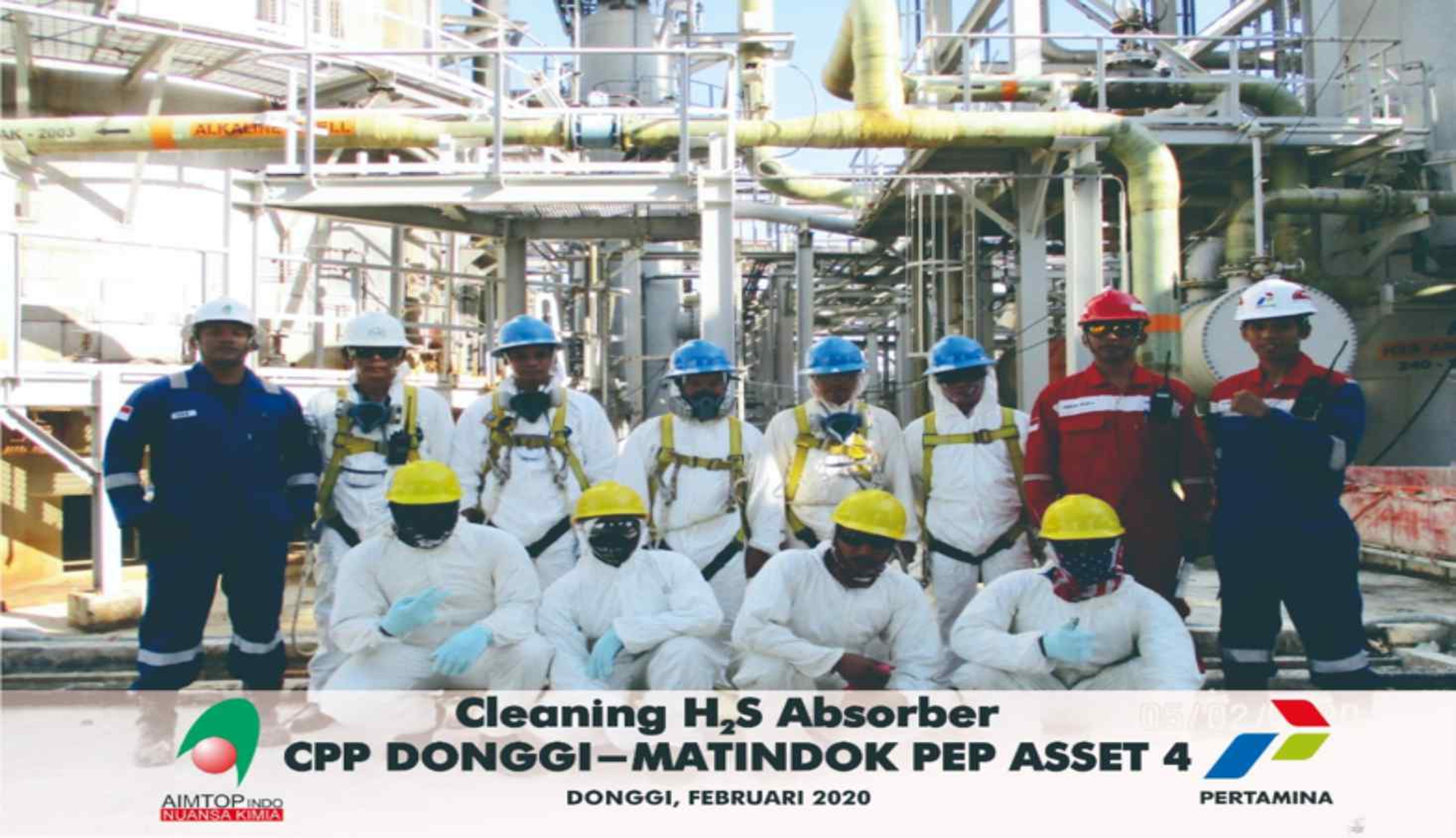 CLEANING H₂S ABSORBER CPP DONGGI-MATINDOK